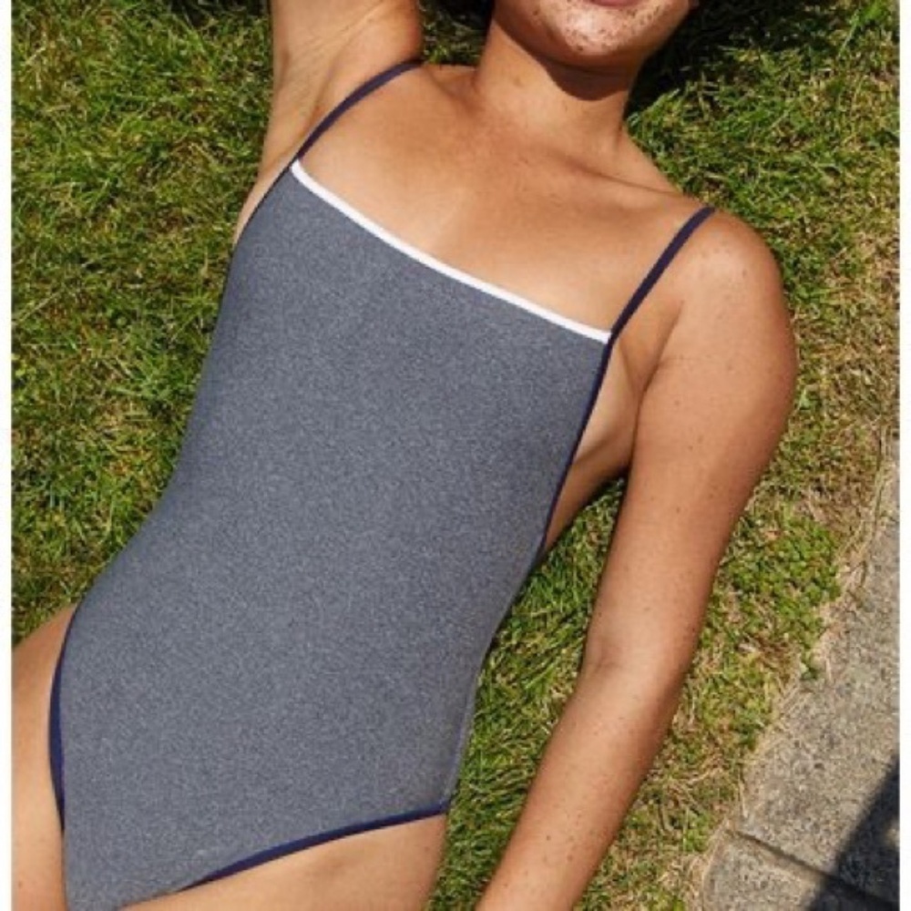 Aerie Swimsuit | Grey | Size Large